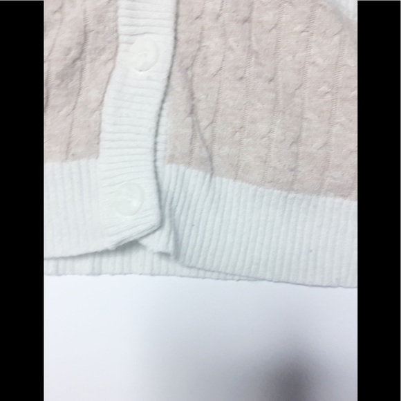 Forever 21 soft pink & ivory cardigan sweater - Picture 4 of 8